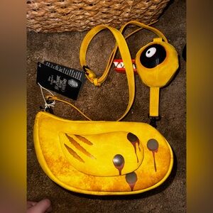 Yellow Nightmare Before Christmas DuckCrossbody Bag